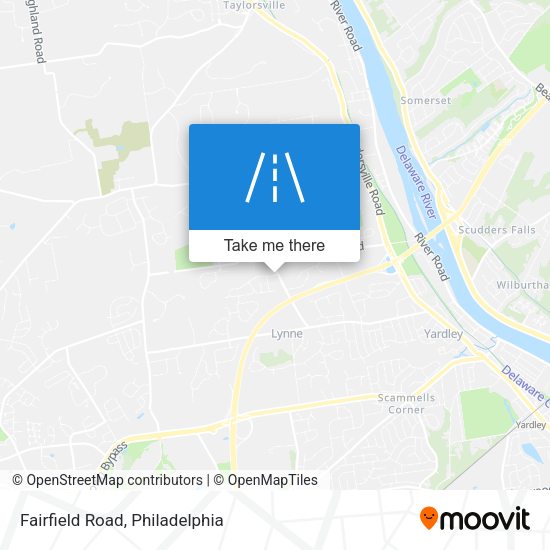Fairfield Road map