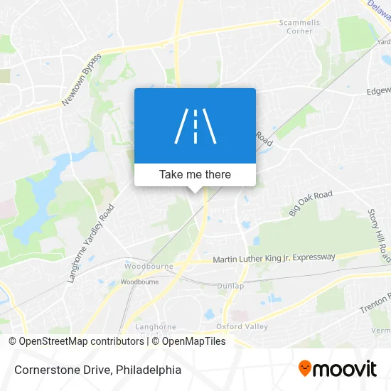 Cornerstone Drive map