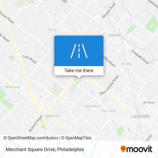 Mapa de Merchant Square Drive