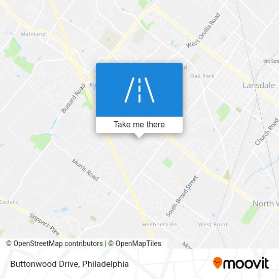 Mapa de Buttonwood Drive
