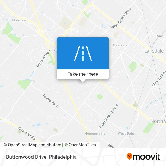 Buttonwood Drive map