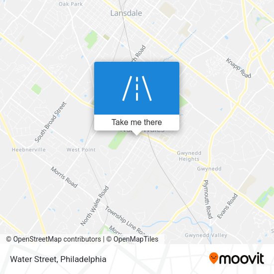 Mapa de Water Street