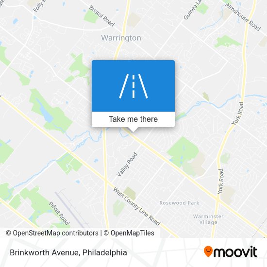 Brinkworth Avenue map
