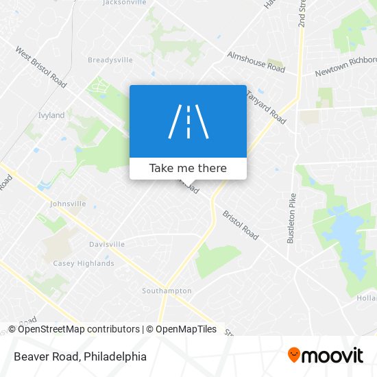 Mapa de Beaver Road