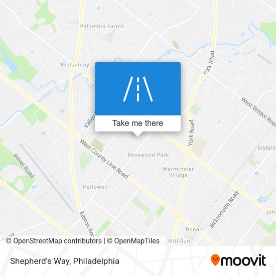 Shepherd's Way map