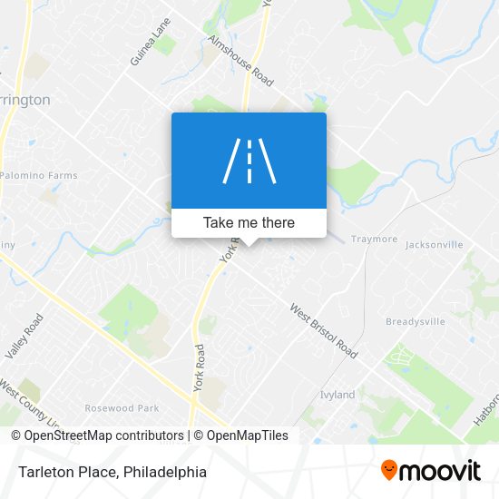 Tarleton Place map