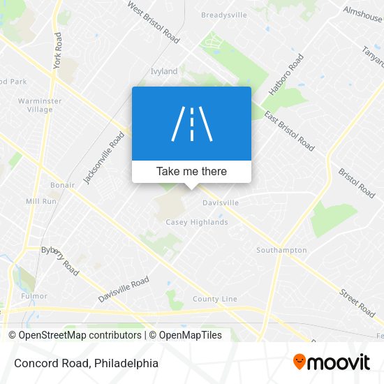 Mapa de Concord Road