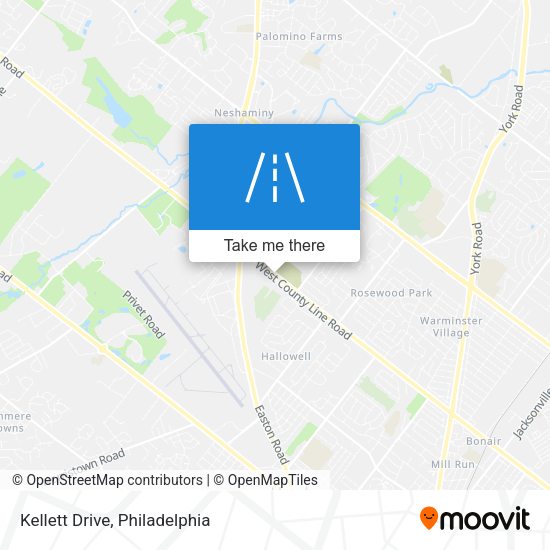 Mapa de Kellett Drive