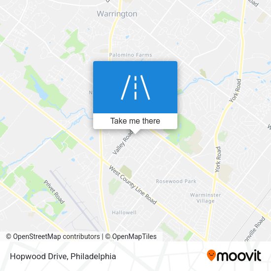 Mapa de Hopwood Drive