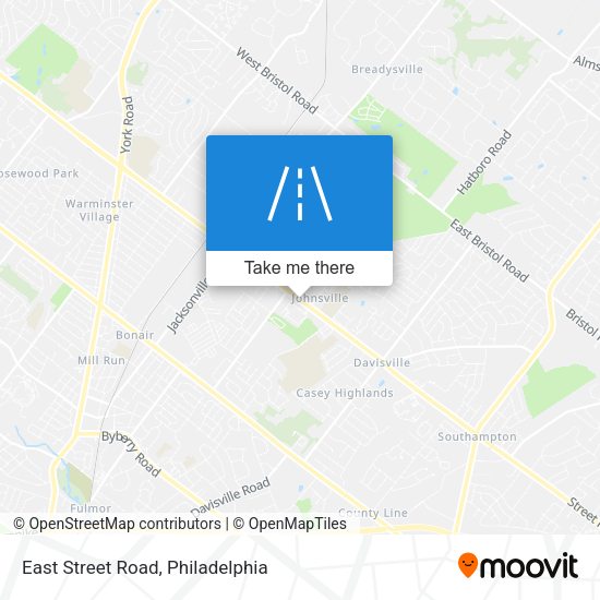 East Street Road map