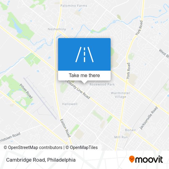 Mapa de Cambridge Road