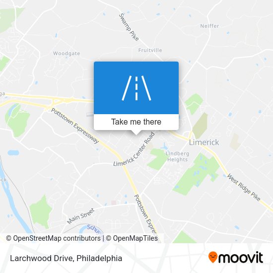 Mapa de Larchwood Drive