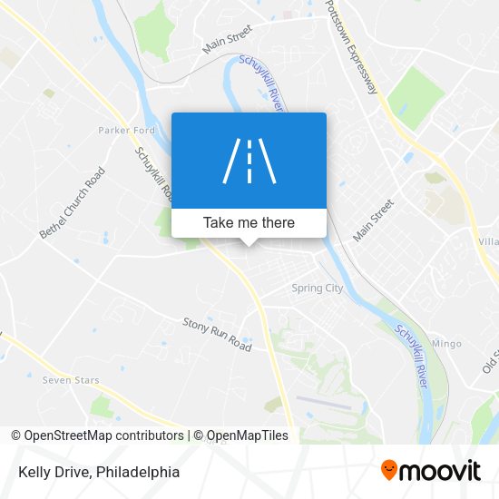 Mapa de Kelly Drive