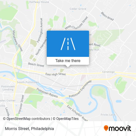 Mapa de Morris Street