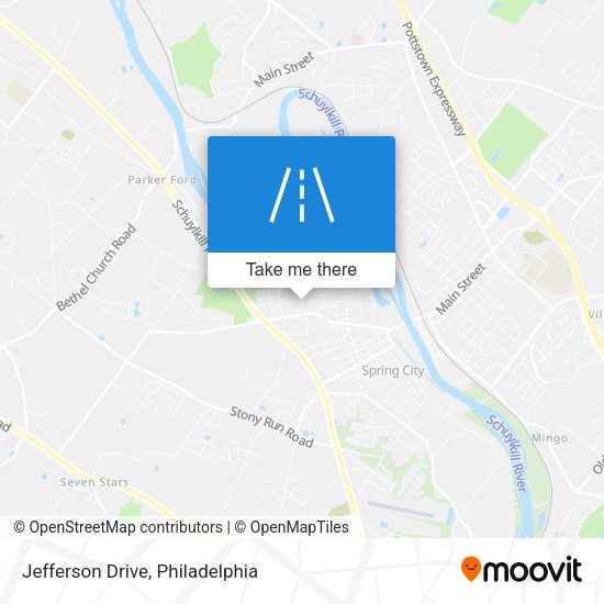 Jefferson Drive map