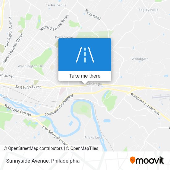 Sunnyside Avenue map