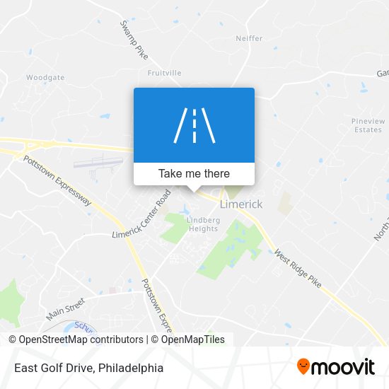 East Golf Drive map
