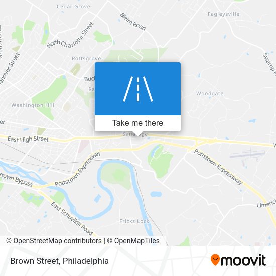 Mapa de Brown Street