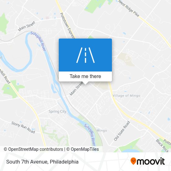 Mapa de South 7th Avenue