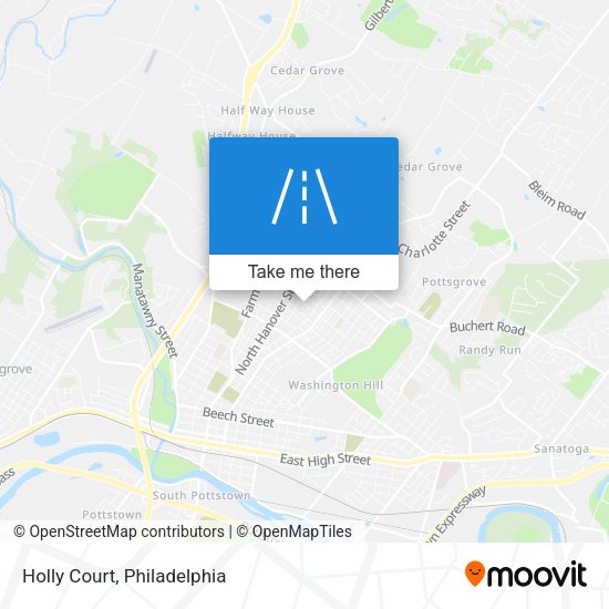 Mapa de Holly Court