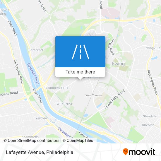 Lafayette Avenue map