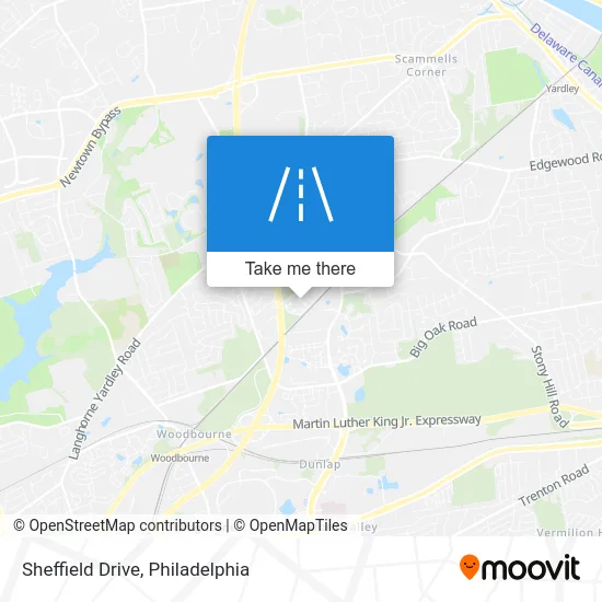 Sheffield Drive map