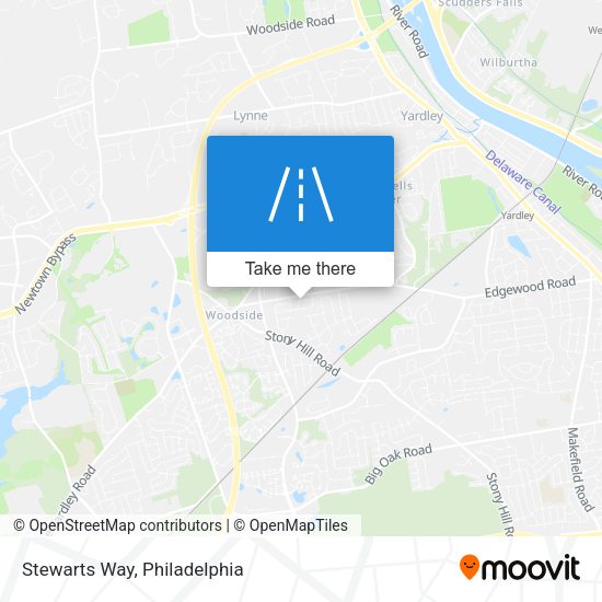 Mapa de Stewarts Way