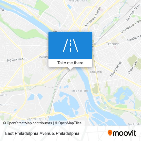Mapa de East Philadelphia Avenue