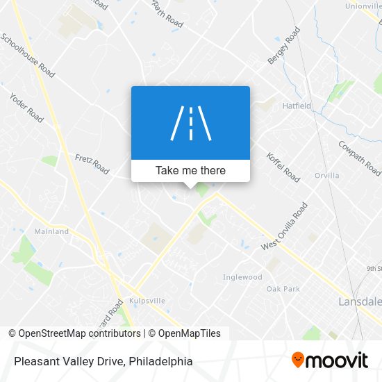 Pleasant Valley Drive map