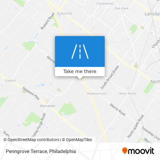 Mapa de Penngrove Terrace