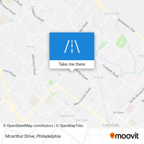 Mcarthur Drive map