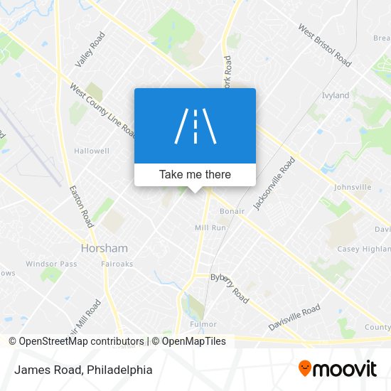 Mapa de James Road