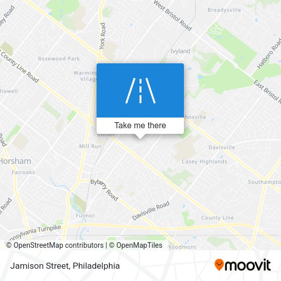 Jamison Street map