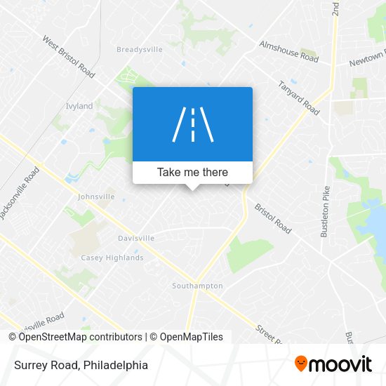 Mapa de Surrey Road