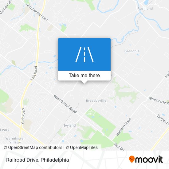 Railroad Drive map
