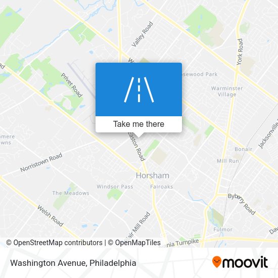 Mapa de Washington Avenue