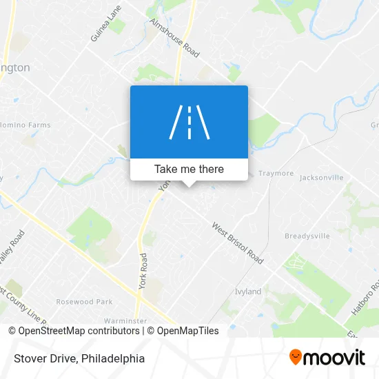 Stover Drive map