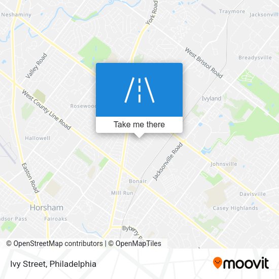 Mapa de Ivy Street
