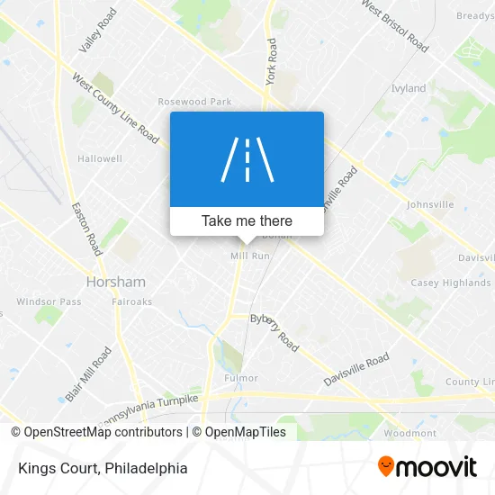 Kings Court map