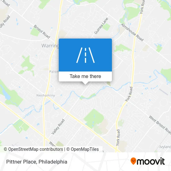 Pittner Place map