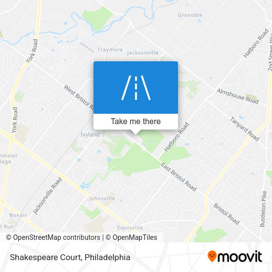 Mapa de Shakespeare Court