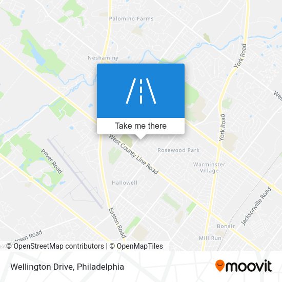 Mapa de Wellington Drive