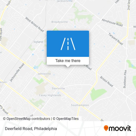 Deerfield Road map