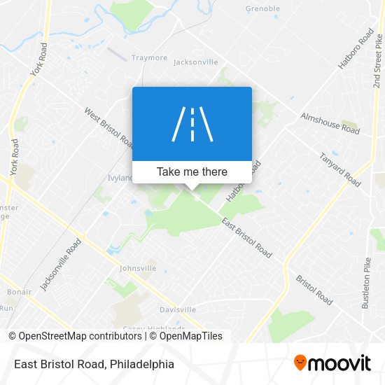 Mapa de East Bristol Road