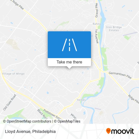 Mapa de Lloyd Avenue