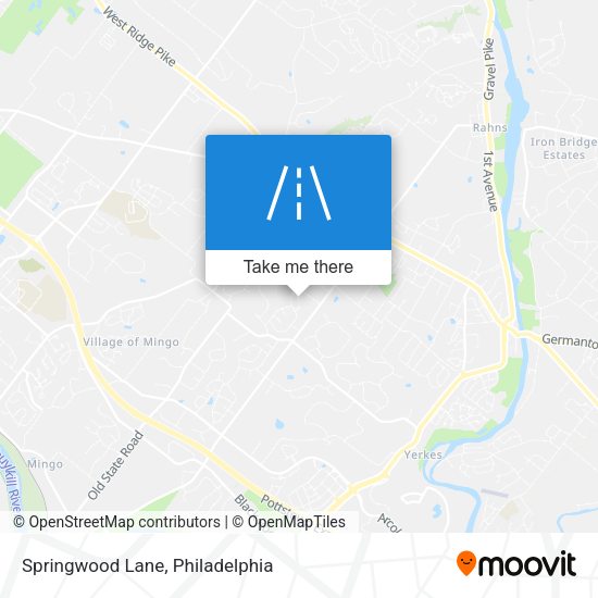 Springwood Lane map