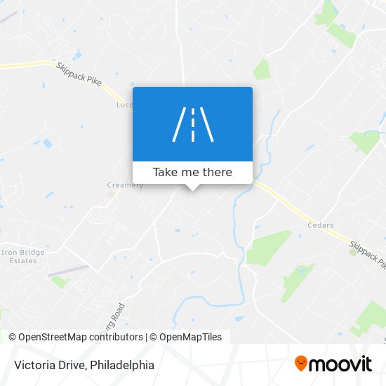 Victoria Drive map