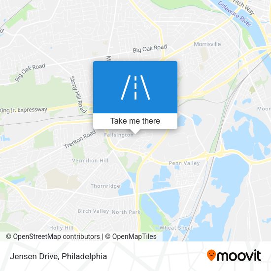 Mapa de Jensen Drive