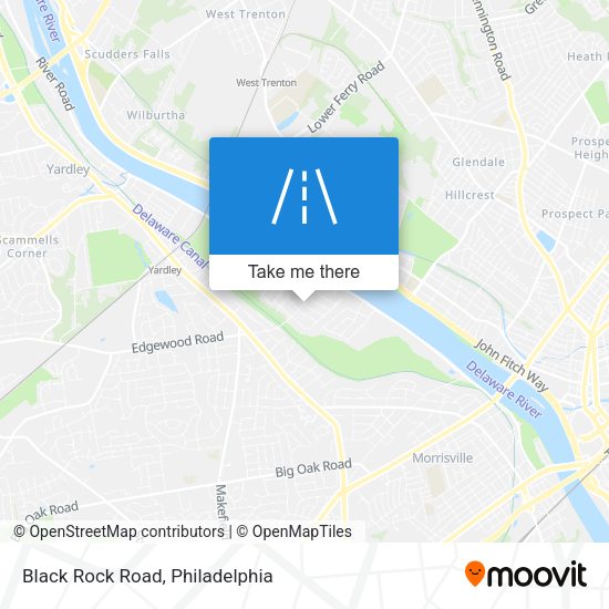 Black Rock Road map