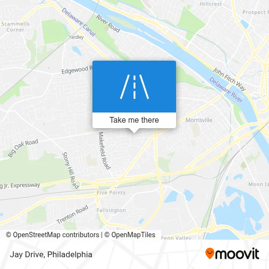 Jay Drive map